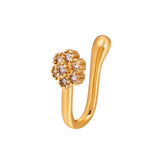 10 PCS U-shaped Nose Clip Copper Inlaid With Zircon Nose Decoration, Color: G-183 Gold
10 PCS U-shaped Nose Clip Copper Inlaid With Zircon Nose Decoration, Color: G-183 Gold