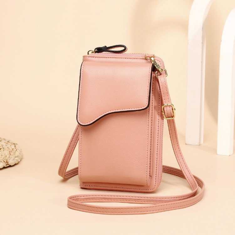 Shoulder Crossbody Bag Large Capacity Ladies Long Purse Mobile Phone Bag(Pink)
Shoulder Crossbody Bag Large Capacity Ladies Long Purse Mobile Phone Bag(Pink)