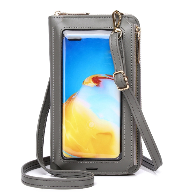 Multi-function Touch Screen Mobile Phone Bag Cross-body Large Capacity Small Bag(Gray)
Multi-function Touch Screen Mobile Phone Bag Cross-body Large Capacity Small Bag(Gray)