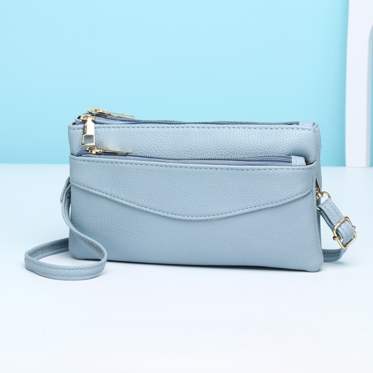 P05 Women Double Zipper Small Square Bag Multi-layer Shopping Mobile Phone Bag Coin Purse(Blue)
P05 Women Double Zipper Small Square Bag Multi-layer Shopping Mobile Phone Bag Coin Purse(Blue)