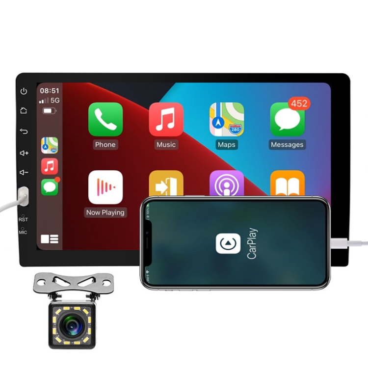 Q3570 9 inch Carplay Single Spindle MP5 Player, Style: Standard+12 Light Camera
Q3570 9 inch Carplay Single Spindle MP5 Player, Style: Standard+12 Light Camera