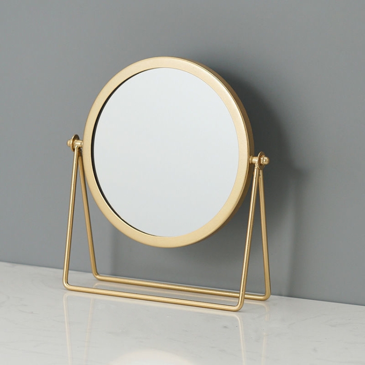 Desktop Makeup Mirror Simple Portable Mirror Rotating Dressing Mirror,Style: Gold Stand Model
Desktop Makeup Mirror Simple Portable Mirror Rotating Dressing Mirror,Style: Gold Stand Model