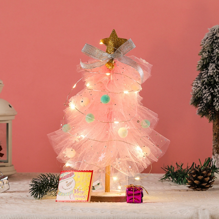 Net Yarn Luminous Christmas Tree Kindergarten Educational Toys, Style: Warm Light (Pink)
Net Yarn Luminous Christmas Tree Kindergarten Educational Toys, Style: Warm Light (Pink)