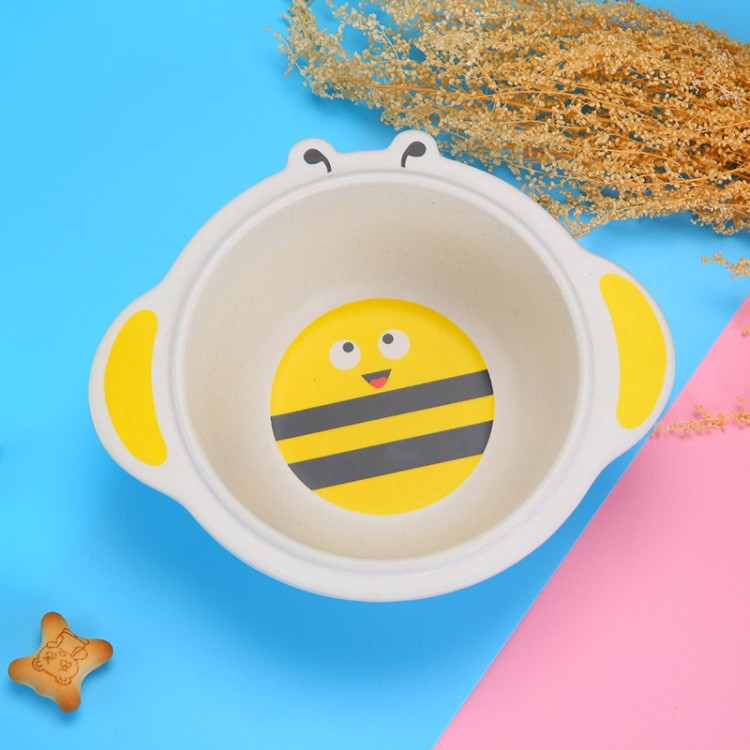 HY-019 Cartoon Animal Shape Bamboo Fiber Children Tableware Bowl, Style: Wasp
HY-019 Cartoon Animal Shape Bamboo Fiber Children Tableware Bowl, Style: Wasp