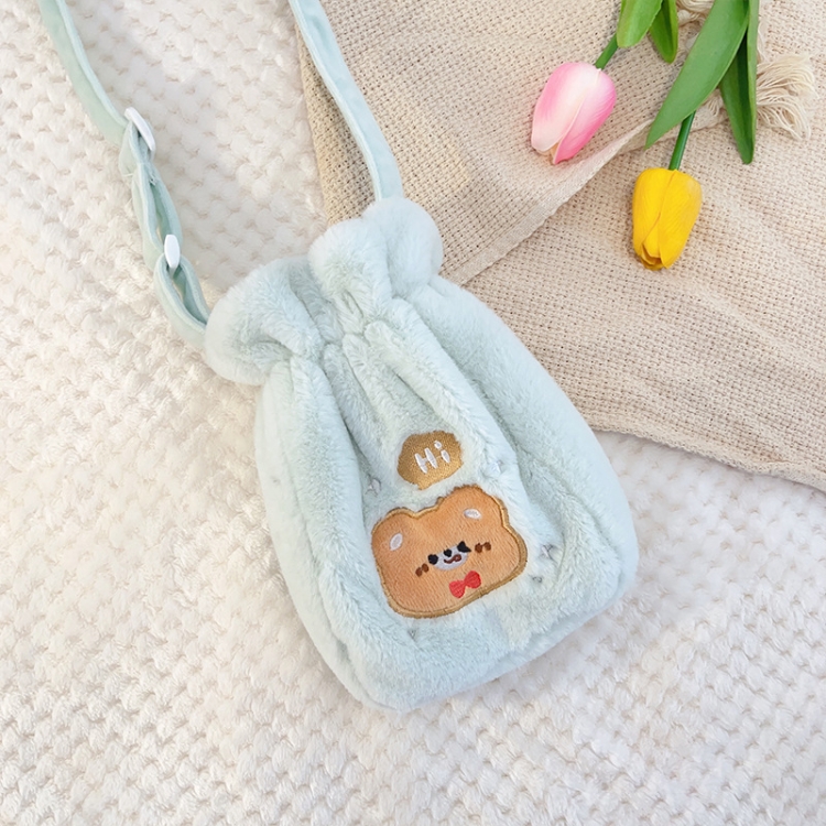 Plush Embroidery Washable Can Be Crossbody Water-Filled Warm Water Bag Green Bear+Strap
Plush Embroidery Washable Can Be Crossbody Water-Filled Warm Water Bag Green Bear+Strap