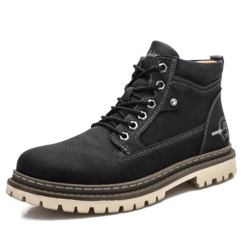 

SY-5888 Outdoor Work Shoes Casual Lovers Martin Boots Men Shoes, Size: 38(Black)