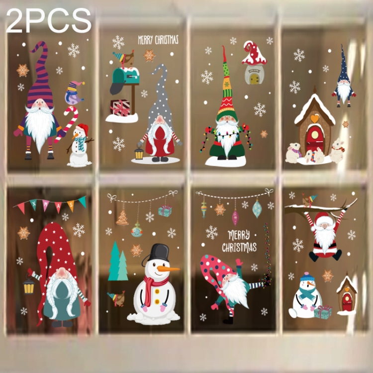 2PCS HYC-15 Christmas Decorations Display Window Kindergarten Electrostatic Sticker
2PCS HYC-15 Christmas Decorations Display Window Kindergarten Electrostatic Sticker