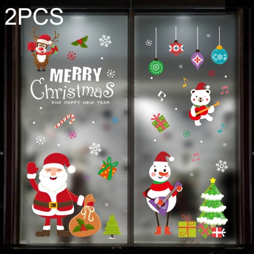 2PCS HYC-95 Christmas Decorations Display Window Kindergarten Electrostatic Sticker
2PCS HYC-95 Christmas Decorations Display Window Kindergarten Electrostatic Sticker