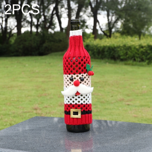 2PCS SD-KC6004 Christmas Decorations Grid Printed Cover, Style: Wine Cover Old Man
2PCS SD-KC6004 Christmas Decorations Grid Printed Cover, Style: Wine Cover Old Man