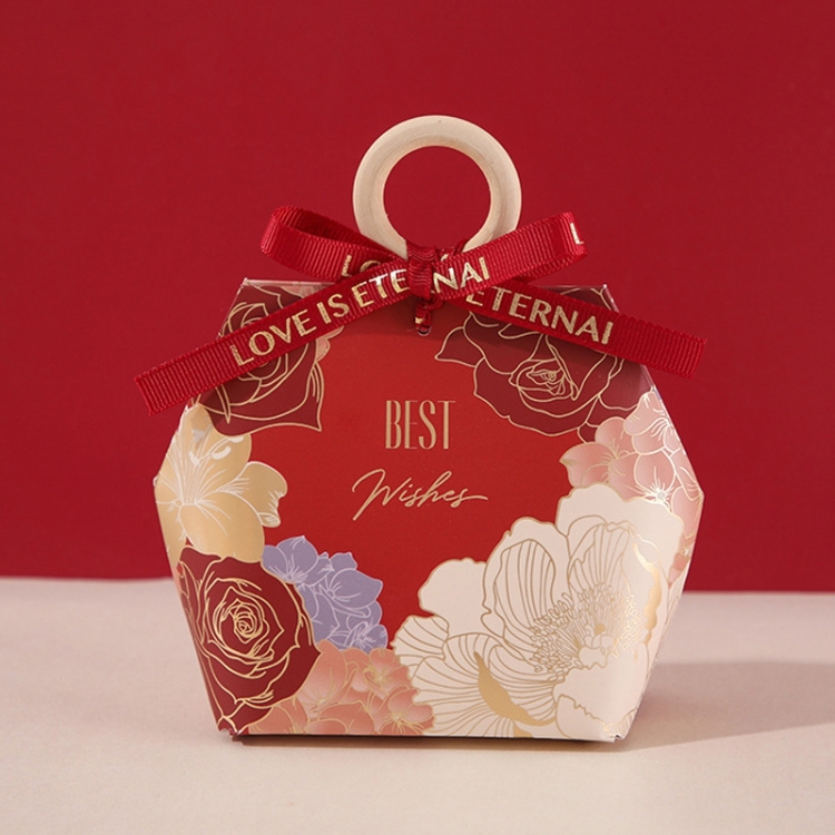 10PCS Wedding Supplies Wooden Ring Portable Wedding Gift Candy Box, Style: Red+Wood Ring+Ribbon(Large)
10PCS Wedding Supplies Wooden Ring Portable Wedding Gift Candy Box, Style: Red+Wood Ring+Ribbon(Large)