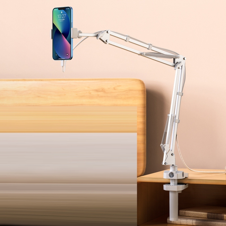 SSKY CT08 Bedside Desktop Mobile Phone Tablet Cantilever Aluminum Stand, Style: Phone Version (White)
SSKY CT08 Bedside Desktop Mobile Phone Tablet Cantilever Aluminum Stand, Style: Phone Version (White)