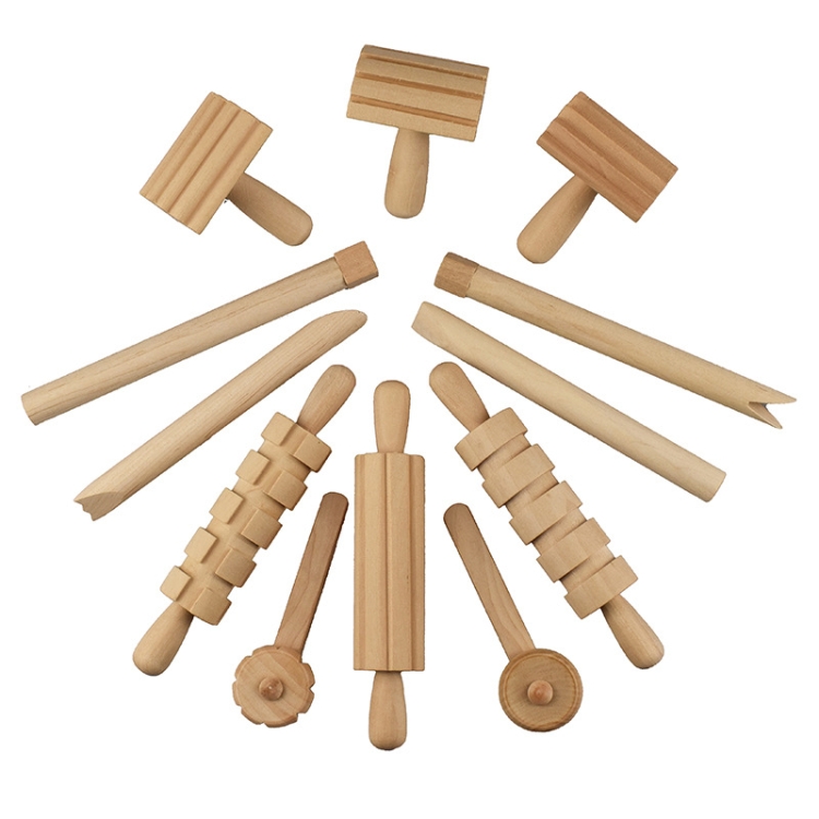 12 In 1 Plasticine Accessory DIY Slime Play Dough Wooden Tools Roller Stamp Rolling Pin Spoon
12 In 1 Plasticine Accessory DIY Slime Play Dough Wooden Tools Roller Stamp Rolling Pin Spoon