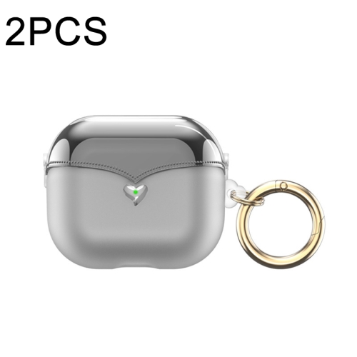 For AirPods Pro 2pcs One-piece Plating TPU Soft Shell Protective Case(Transparent+Black)
For AirPods Pro 2pcs One-piece Plating TPU Soft Shell Protective Case(Transparent+Black)