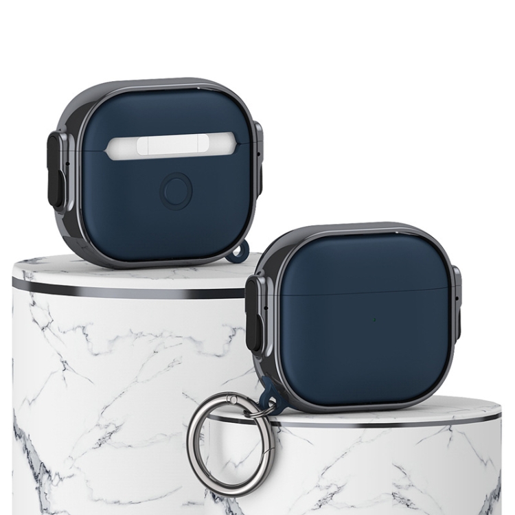 For AirPods Pro Drop-proof Case Split Design Plating Protection Cover(Black+Blue)
For AirPods Pro Drop-proof Case Split Design Plating Protection Cover(Black+Blue)