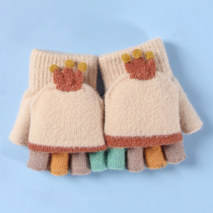 1 Pair Half -Finger Flip Cartoon Knitting Thick Cute Fingers Children Gloves(Skin Color)
1 Pair Half -Finger Flip Cartoon Knitting Thick Cute Fingers Children Gloves(Skin Color)