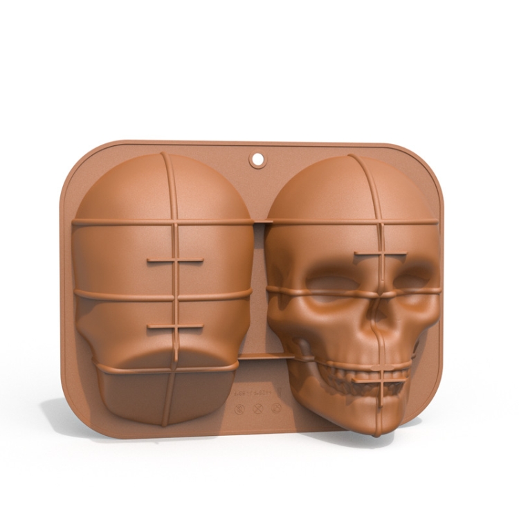 FL1225DD Silicone Barbecue Bakery Mold Skull Birthday Cake Baking Mold, Style: Coffee
FL1225DD Silicone Barbecue Bakery Mold Skull Birthday Cake Baking Mold, Style: Coffee