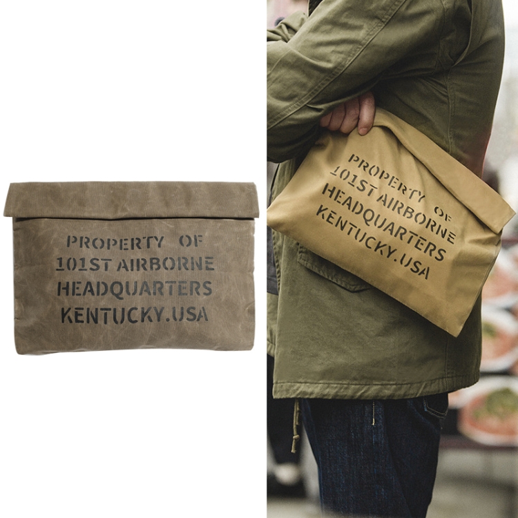 Maden S1901293 Retro Oil Wax Canvas Handbag Official Document Leisure Post Offset File Bag(Coffee)
Maden S1901293 Retro Oil Wax Canvas Handbag Official Document Leisure Post Offset File Bag(Coffee)