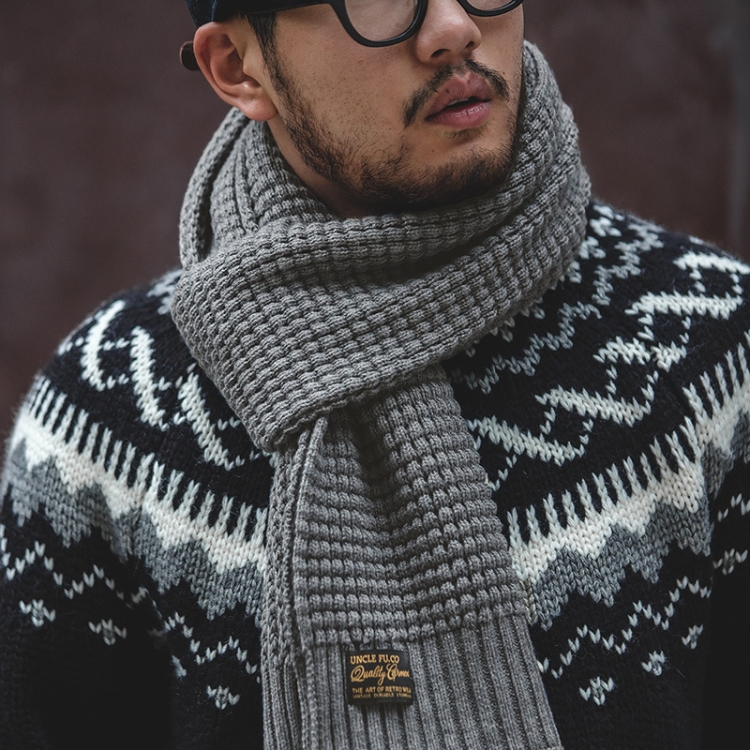 Maden TW2007199 Retro Knitted Wool Scarf Winter and Autumn Warm Collar(Light Gray)
Maden TW2007199 Retro Knitted Wool Scarf Winter and Autumn Warm Collar(Light Gray)