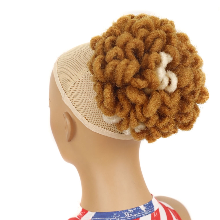 LSFBZB Drawstring Dreadlocks Wig Caterpillar Dreadlock Shaggy Hair Bun, Spec: 27H613
LSFBZB Drawstring Dreadlocks Wig Caterpillar Dreadlock Shaggy Hair Bun, Spec: 27H613