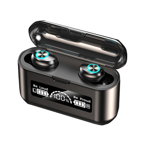 F9 Noise Reduction In-ear Touch Display HD Bluetooth 5.2 Wireless TWS Earphone(Cool Black CD Pattern)
F9 Noise Reduction In-ear Touch Display HD Bluetooth 5.2 Wireless TWS Earphone(Cool Black CD Pattern)