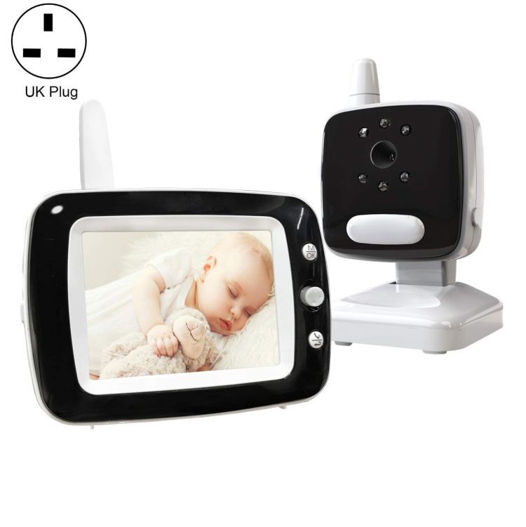 BM35Q 3.5 Inch Wireless Baby Monitor Camera Temperature Monitor 2 Way Audio Night Vision UK Plug
BM35Q 3.5 Inch Wireless Baby Monitor Camera Temperature Monitor 2 Way Audio Night Vision UK Plug
