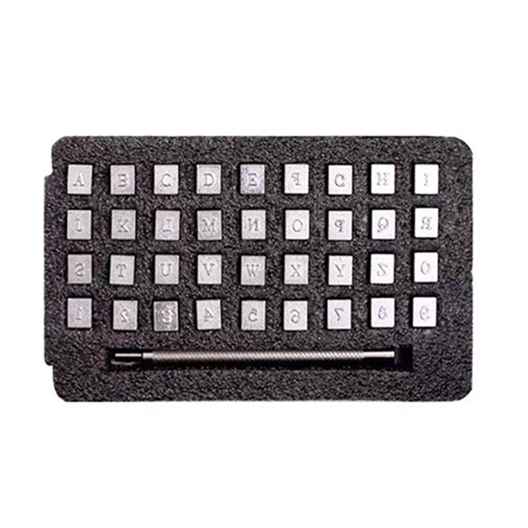 36 In 1 Leather English Print Punch Digital Seal Craft Leather Carving Tools, Size: 3.5mm
36 In 1 Leather English Print Punch Digital Seal Craft Leather Carving Tools, Size: 3.5mm