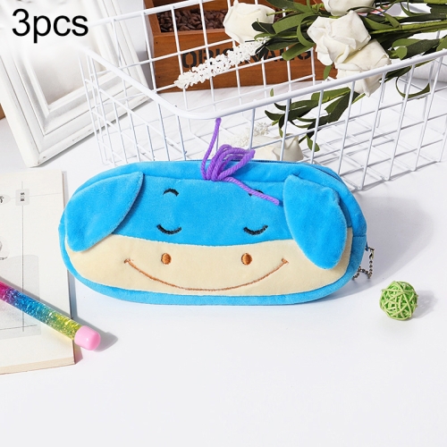3pcs Children Cute Animal Plush Pencil Bag Stationery Storage Bag, Color: Donkey
3pcs Children Cute Animal Plush Pencil Bag Stationery Storage Bag, Color: Donkey