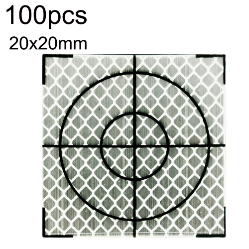 FP001 100pcs Diamond Tunnel Mapping Reflective Sticker Monitoring Measurement Point Sticker, Size: 20x20mm
FP001 100pcs Diamond Tunnel Mapping Reflective Sticker Monitoring Measurement Point Sticker, Size: 20x20mm