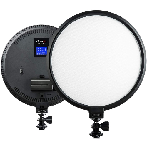 VILTROX VL-500T Intelligent Digital Display Circular LED Photography Fill Light
VILTROX VL-500T Intelligent Digital Display Circular LED Photography Fill Light