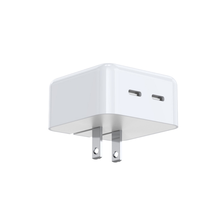 GAN35W Fast Charging Head Dual Type-C/USB-C Port Charger, Plug: US Plug(White)
GAN35W Fast Charging Head Dual Type-C/USB-C Port Charger, Plug: US Plug(White)
