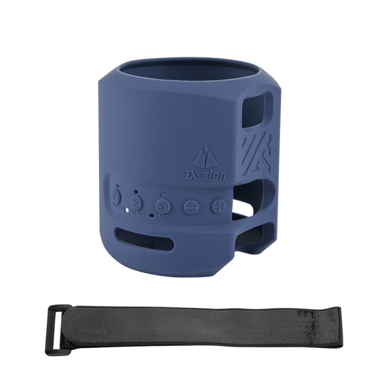 For Sony SRS-XB13 Speaker Silicone Case With Hook And Loop Fastener Strap(Blue)
For Sony SRS-XB13 Speaker Silicone Case With Hook And Loop Fastener Strap(Blue)