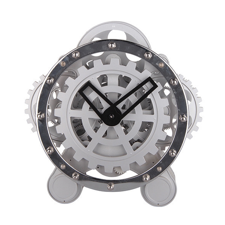 HY-G001 Rotating Double Gear Living Room Stainless Steel Decorative Clock(Silver)
HY-G001 Rotating Double Gear Living Room Stainless Steel Decorative Clock(Silver)