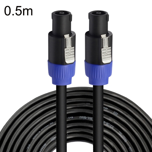 Male To Male Four Core Ohm Cable Audio Cable Ring Stage Speaker Cable 0.5m(Blue Black)
Male To Male Four Core Ohm Cable Audio Cable Ring Stage Speaker Cable 0.5m(Blue Black)