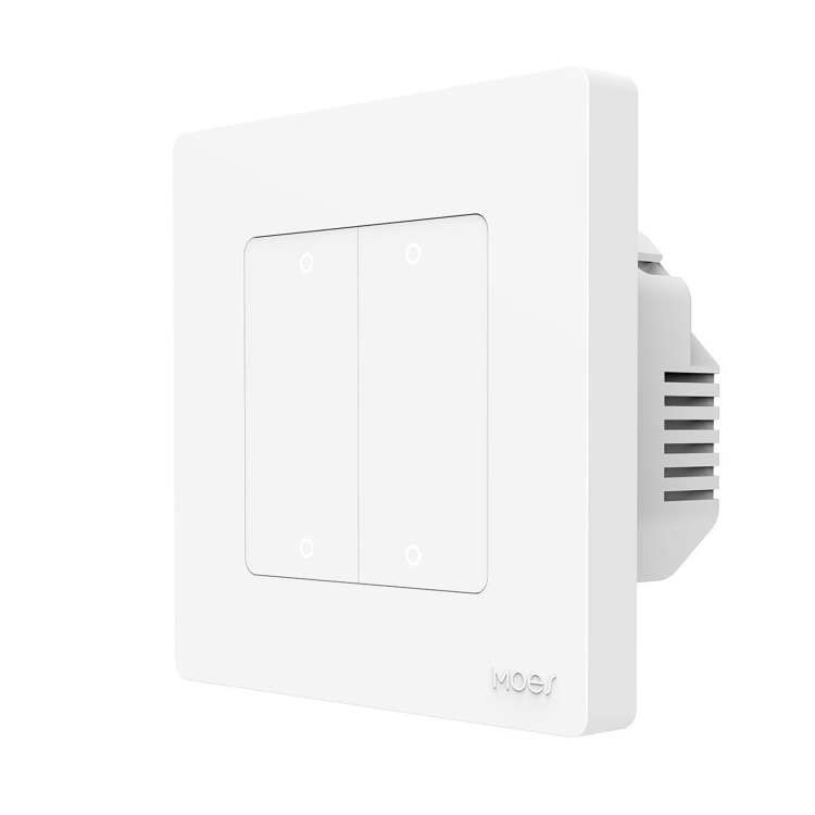 Tuya ZigBee Smart Single-fire Zero-fire Sharing Timing Voice Wall Switch EU Plug, Style: 4 Ways (White)
Tuya ZigBee Smart Single-fire Zero-fire Sharing Timing Voice Wall Switch EU Plug, Style: 4 Ways (White)