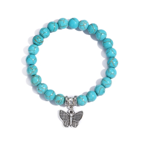 S2208-3 Butterfly Women Beaded Bracelet Turquoise Ethnic Style Charm Jewelry
S2208-3 Butterfly Women Beaded Bracelet Turquoise Ethnic Style Charm Jewelry