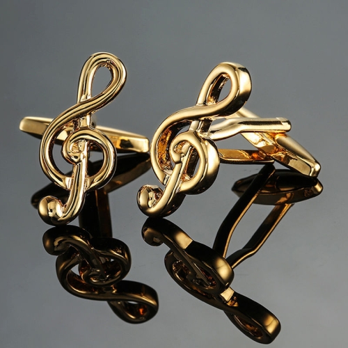 2 pairs Brass Music Series Instrument Note Cufflinks, Color: Gold Treble Symbol
2 pairs Brass Music Series Instrument Note Cufflinks, Color: Gold Treble Symbol