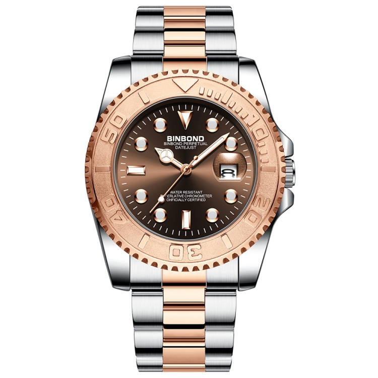 BINBOND B930 Metal Gear Luminous Quartz Watch 30M Waterproof Sports Watch, Color: Rose Gold-Rose Gold
BINBOND B930 Metal Gear Luminous Quartz Watch 30M Waterproof Sports Watch, Color: Rose Gold-Rose Gold