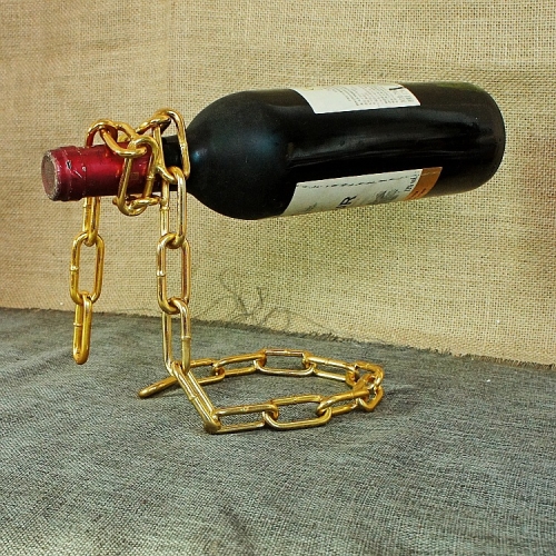 TYJJ-023 Multifunctional Three-dimensional Chain Wine Bottle Rack Home Decorative Ornaments(Gold)
TYJJ-023 Multifunctional Three-dimensional Chain Wine Bottle Rack Home Decorative Ornaments(Gold)