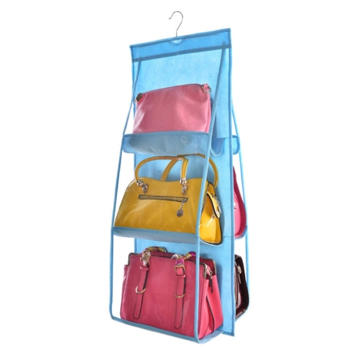 B05005 2pcs Double Sided 6 Pocket Hanging Bag Non-woven Fabric Hanging Handbag Organizer(Blue)
B05005 2pcs Double Sided 6 Pocket Hanging Bag Non-woven Fabric Hanging Handbag Organizer(Blue)