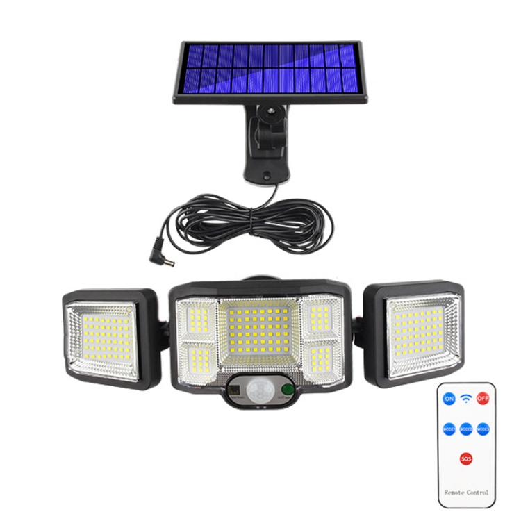 Remote Control Solar Wall Light LED Triple Rotation Sensor Flood Light, Specification: 192LED Split
Remote Control Solar Wall Light LED Triple Rotation Sensor Flood Light, Specification: 192LED Split