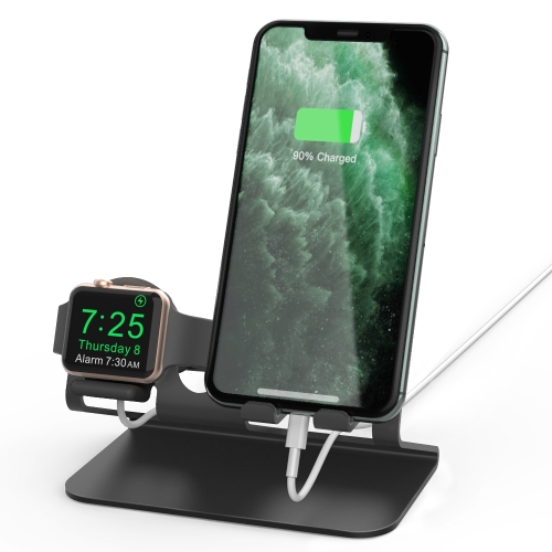 AhaStyle ST04 Aluminum Alloy Charging Base, For 4-8 inch Smart Phone&Apple Watch Series(Black)
AhaStyle ST04 Aluminum Alloy Charging Base, For 4-8 inch Smart Phone&Apple Watch Series(Black)