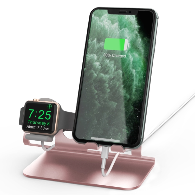 AhaStyle ST04 Aluminum Alloy Charging Base, For 4-8 inch Smart Phone&Apple Watch Series(Rose Gold)
AhaStyle ST04 Aluminum Alloy Charging Base, For 4-8 inch Smart Phone&Apple Watch Series(Rose Gold)