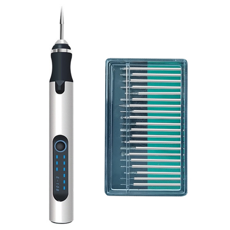 SNJ-3681 Mini Engraving Pen Wireless Polishing Electric Grinder, Style: Silver+Grinding Head
SNJ-3681 Mini Engraving Pen Wireless Polishing Electric Grinder, Style: Silver+Grinding Head