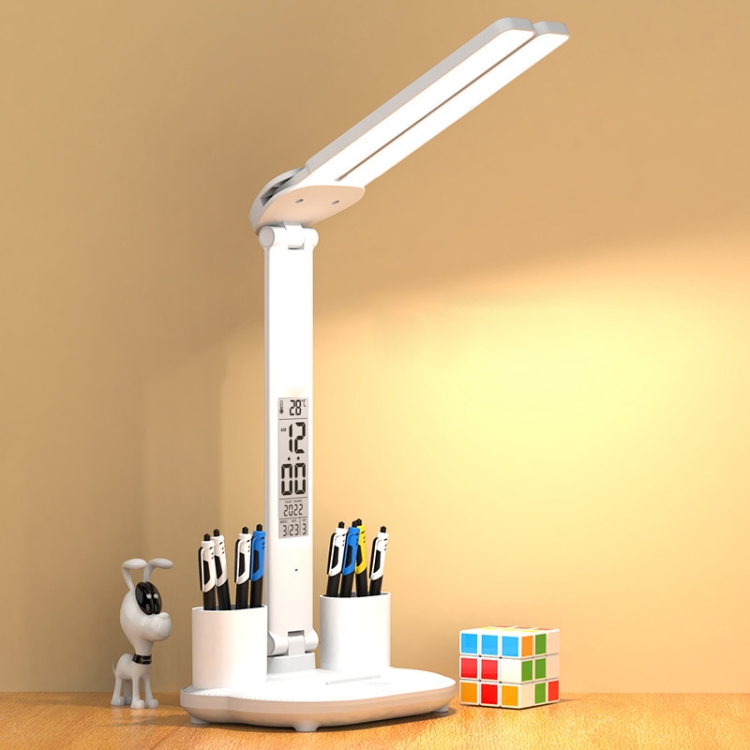 LED Intelligent Digital Display Foldable Desk Lamp, Style: Double Head Charging 2000mAh
LED Intelligent Digital Display Foldable Desk Lamp, Style: Double Head Charging 2000mAh