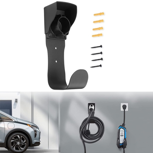 EV Charger Cable Holder Electric Car Charging Cable Organizer for J1772 Plug(Black)
EV Charger Cable Holder Electric Car Charging Cable Organizer for J1772 Plug(Black)