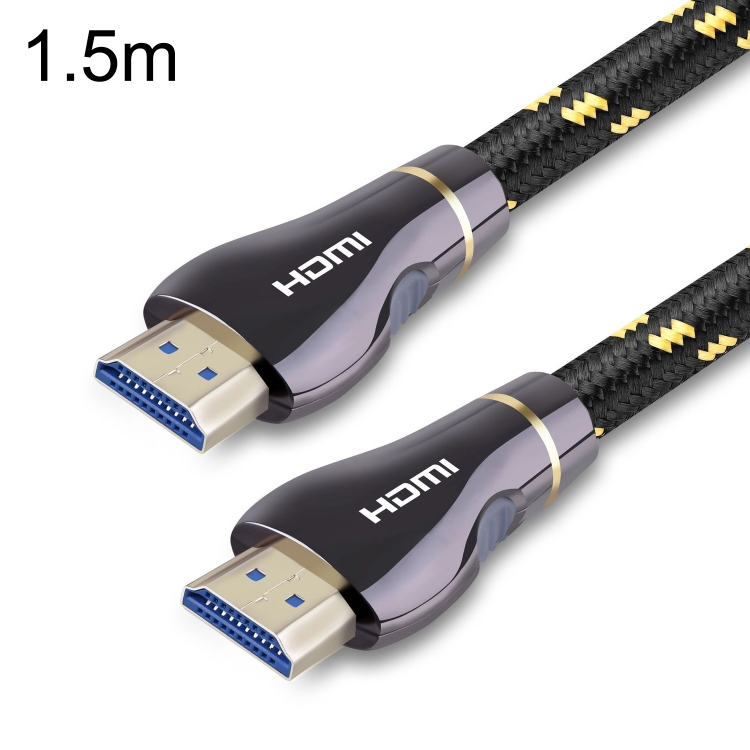 1.5m All Copper 2.0 HDMI HD Cable Supports 4K Zinc Alloy HDMI Data Cable(Black)
1.5m All Copper 2.0 HDMI HD Cable Supports 4K Zinc Alloy HDMI Data Cable(Black)