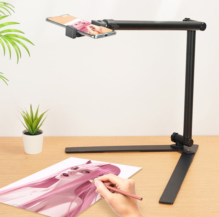 DT-06 Desktop Overlook Mobile Phone Bracket Camera Fill Light Universal Foldable Bracket
DT-06 Desktop Overlook Mobile Phone Bracket Camera Fill Light Universal Foldable Bracket