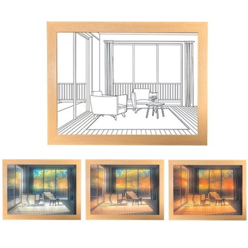 Three-Color Lighting Bedroom Bedside LED Luminous Decorative Painting, Size: Large(Autumn)
Three-Color Lighting Bedroom Bedside LED Luminous Decorative Painting, Size: Large(Autumn)