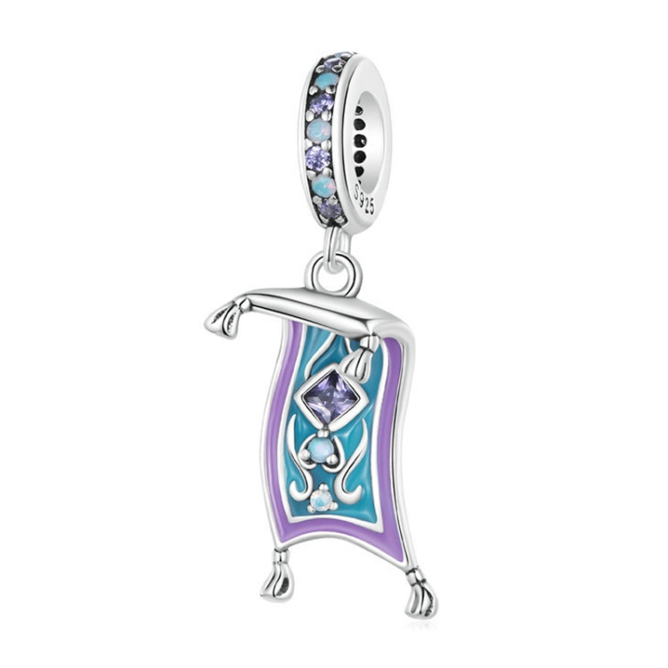 S925 Sterling Silver Blue Purple Magic Carpet DIY Pendant Bracelet Accessories Loose Beads Jewelry
S925 Sterling Silver Blue Purple Magic Carpet DIY Pendant Bracelet Accessories Loose Beads Jewelry