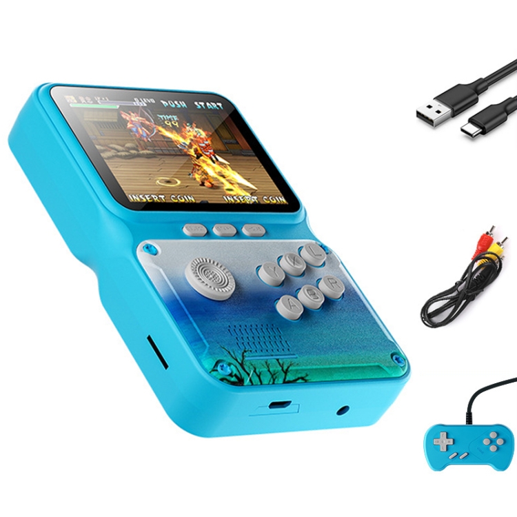 Doubles 8-bit 3.0 inch Rocker Arcade Handheld Game Console Built-in 500 Games, Support AV Output(Cyan Light Blue)
Doubles 8-bit 3.0 inch Rocker Arcade Handheld Game Console Built-in 500 Games, Support AV Output(Cyan Light Blue)